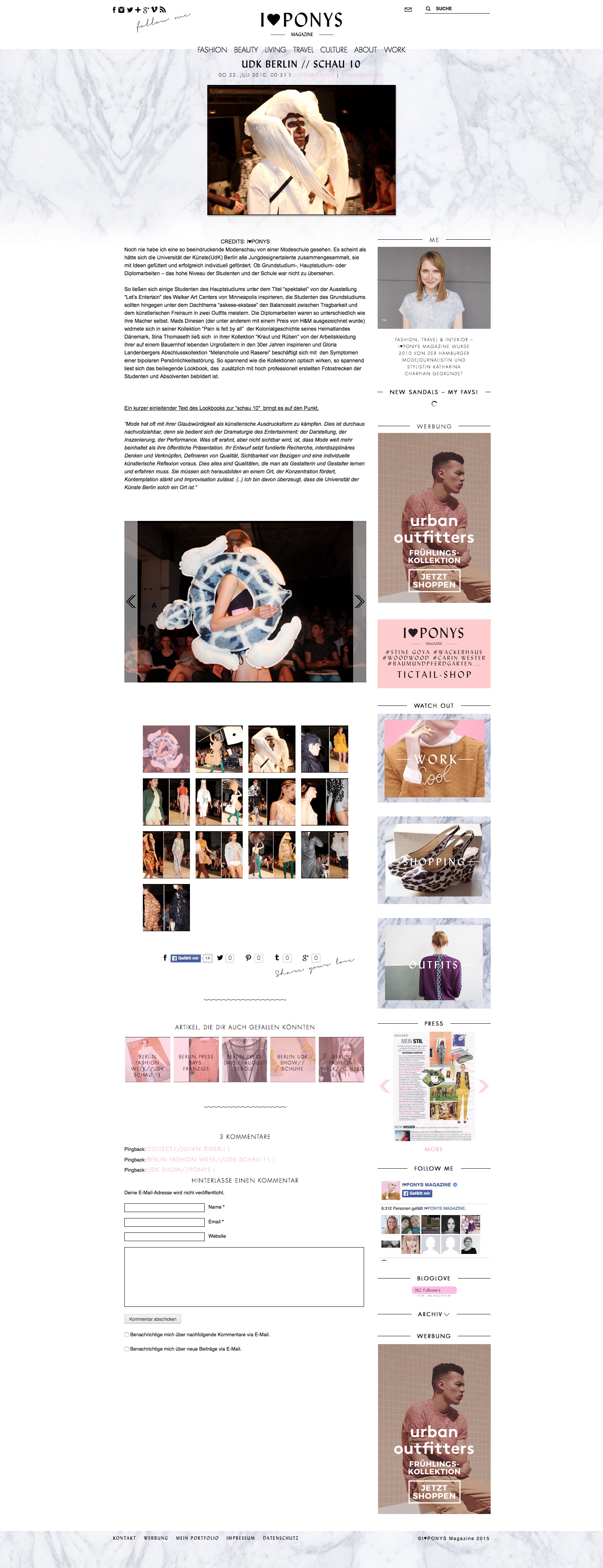 UDK BERLIN // SCHAU 10 | iloveponysmag.com