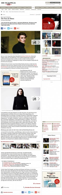 Sarah Effenberger im Tagesspiegel